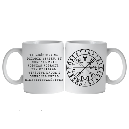 Kubek etniczny kulturowy viking Vegvisir