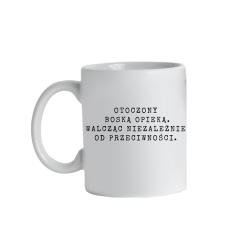 Kubek kulturowy etniczny ręce boga